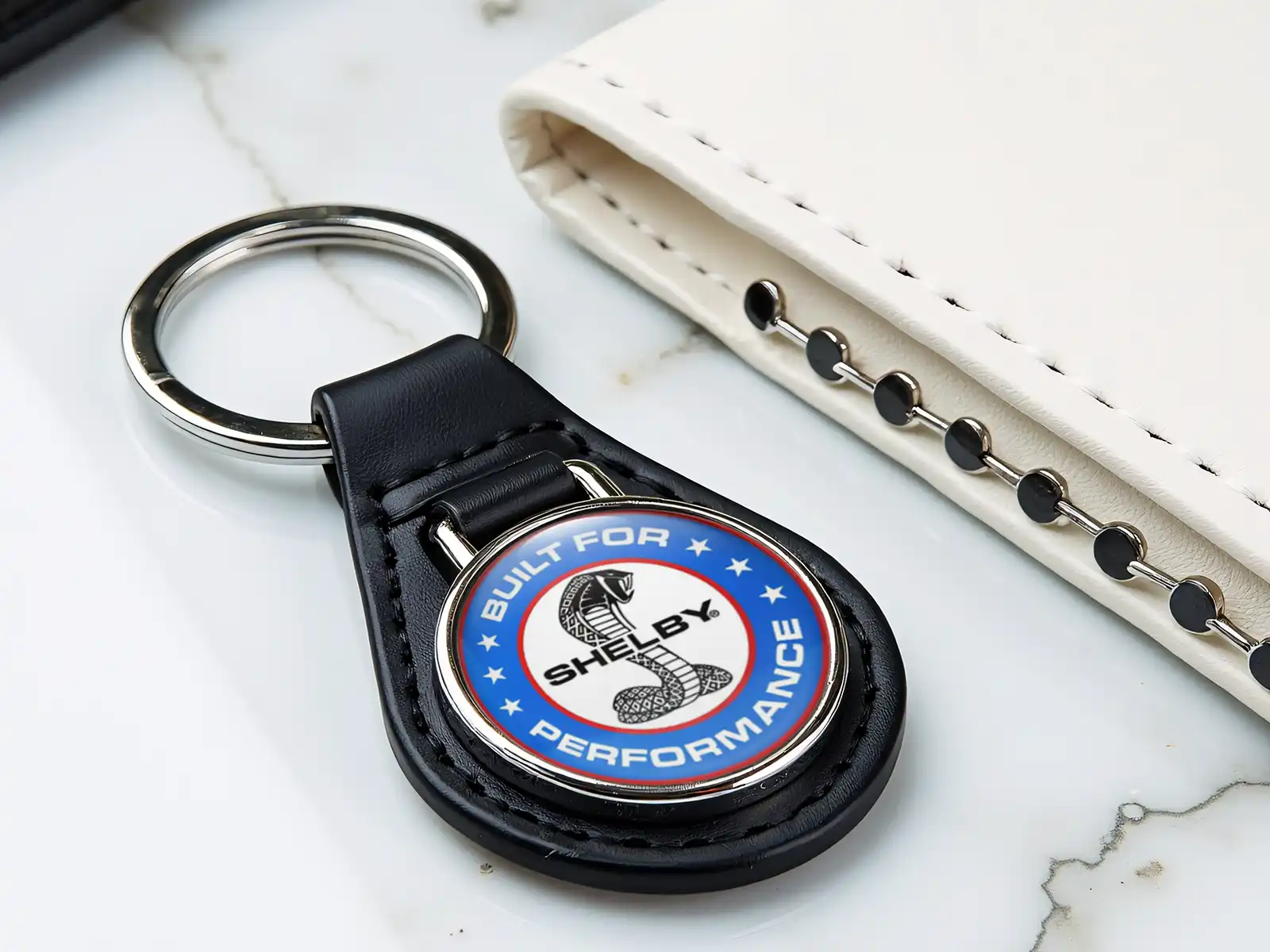 Shelby Leather Keychain Durable Style Limited Edition
